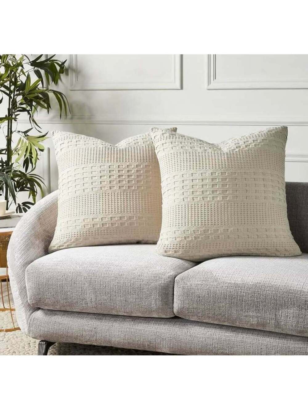 24”x22” VHC Waffle Weave Pillow Cover